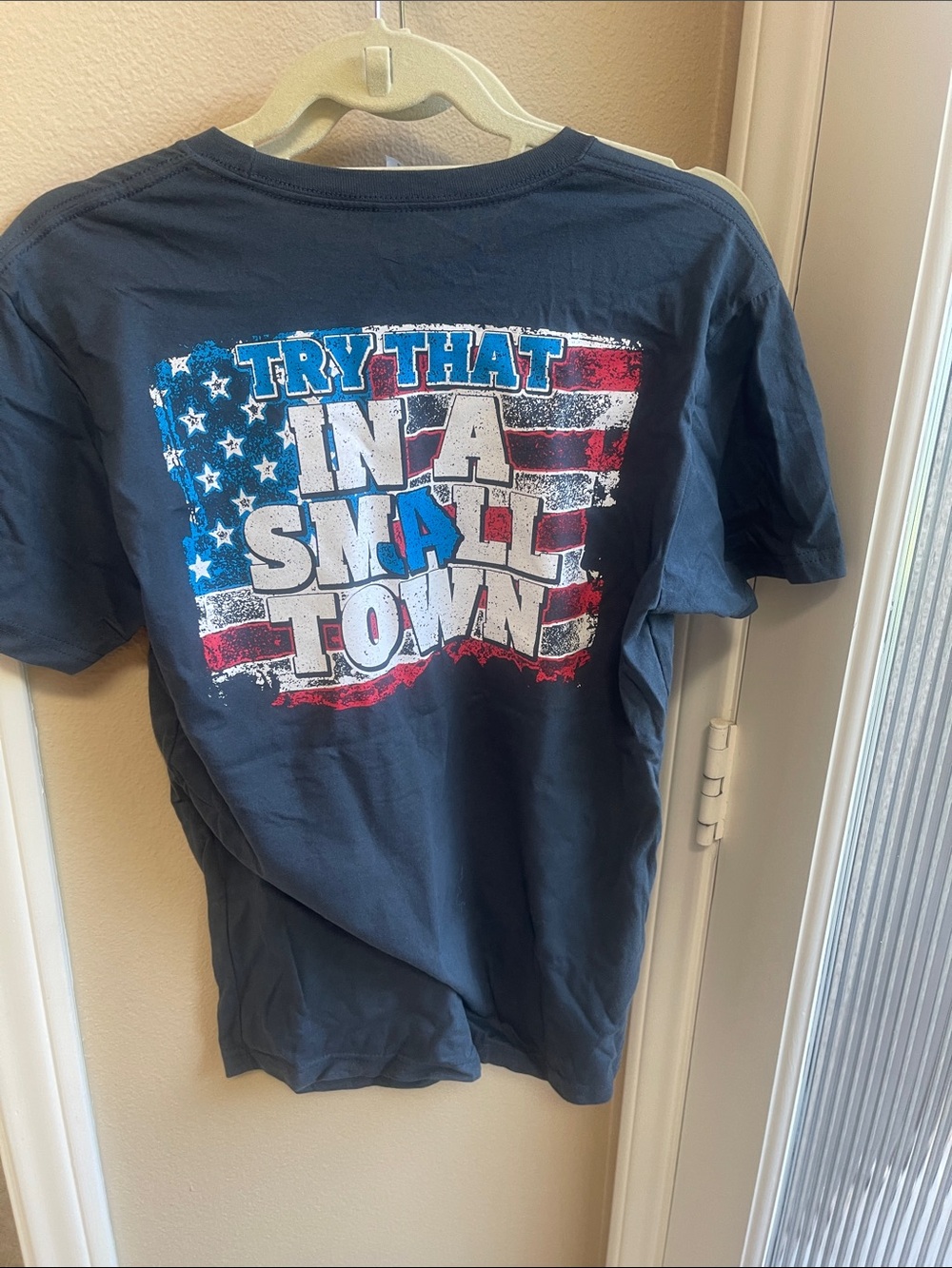 Next Level Apparel Navy Jason Aldean Graphic Tee - Picture 3 of 3